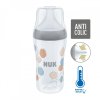 NUK Perfect Match láhev s kontrolou teploty 260ml šedá