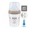 NUK Perfect Match láhev s kontrolou teploty 150ml hnědá