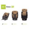 4BABY Autosedačka ROTO FIX 0 36kg Mokka 13