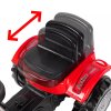 Dětský šlapací traktor s přívěsem červený 7
