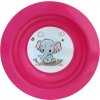 TVAR Dětský hluboký talíř Slůně růžový 1