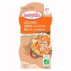 BABYBIO Zelenina s krůtím masem a rýží (2x200g)