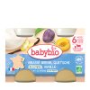 BABYBIO Brassé Svačinka z ovčího mléka švestky vanilky (2x130g)