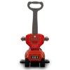 Baby Mix Dětské odrážedlo 3v1 Mega Car s vodící tyčí červené 4