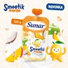 Sunar Smootík dětská kapsička mango, kokosové mléko, ovesné vločky 12m+, 120g 1