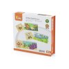 Viga Dřevěné puzzle Logická skládačka se zvířaty 3