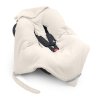 ALBERO MIO Dětská zavinovačka do autosedačky COTTON MUSLIN & BOUCLE vanilka 2