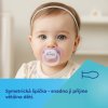 Canpol babies Dudlík svítící silikonový symetrický NIGHTGLOW 0 6m (2ks) holka 4