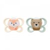 NUK Perfect Match Air Dudlík FOX BEAR 0 2m (2ks box)