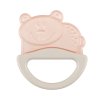 Canpol babies Kousátko s chrastítkem Zvířátko Medvěd růžový 1