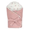 ALBERO MIO Dětská zavinovačka Růžové mašličky