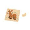 Viga Dřevěné puzzle pro nejmenší Koník