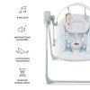 Kinderkraft Houpačka Swingee Šedá 3
