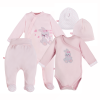 Kojenecká souprava NEWBORN růžová