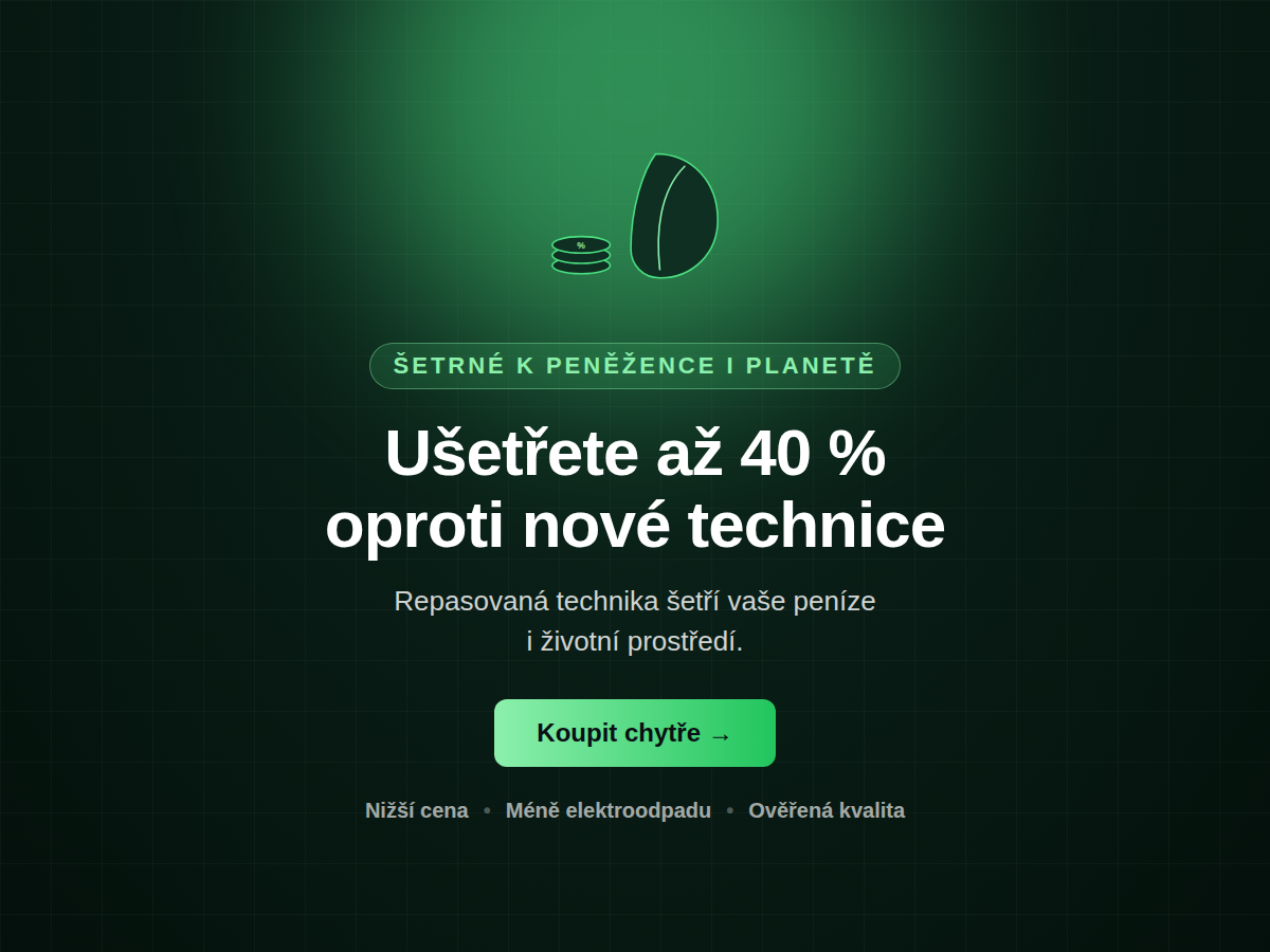 Ušetřete