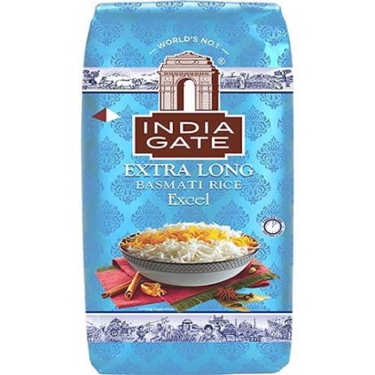 BASMATI RÝŽE - EXTRA LONG EXCEL - INDIA GATE - 1 KG