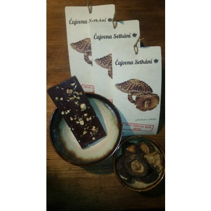 Houbová čokoláda s Shiitake 50g