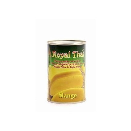 MANGO V SIRUPU - ROYAL THAI - KOMPOT 425 g (Z TOHO PEVNÉHO PODÍLU 230 g)