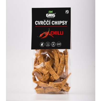 Proteinové Cvrččí chipsy GRIG - chilli 70g