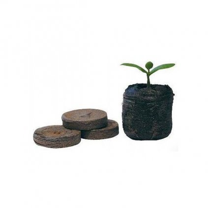 Jiffy - sadbovací tablety, rašelinové tablety, průměr 41 mm, 10 ks