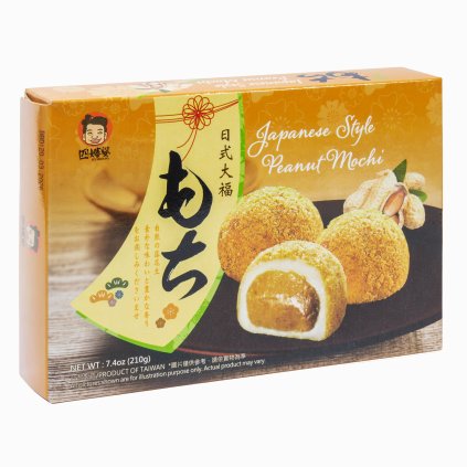 japanese style mochi arašídy