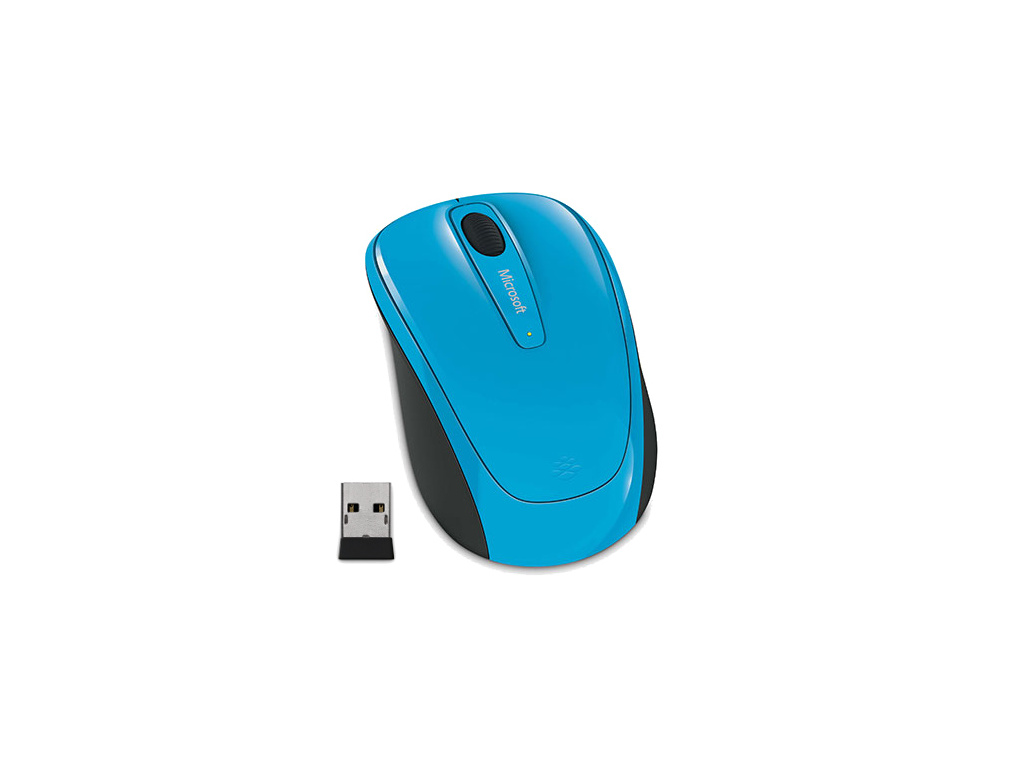 Microsoft Wireless Mobile Mouse 3500, azurově modrá, GMF-00272