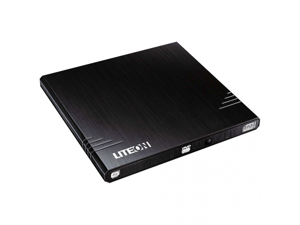 DVDRW/RAM Lite-On eBAU108 USB externí slim černá, eBAU108-L11