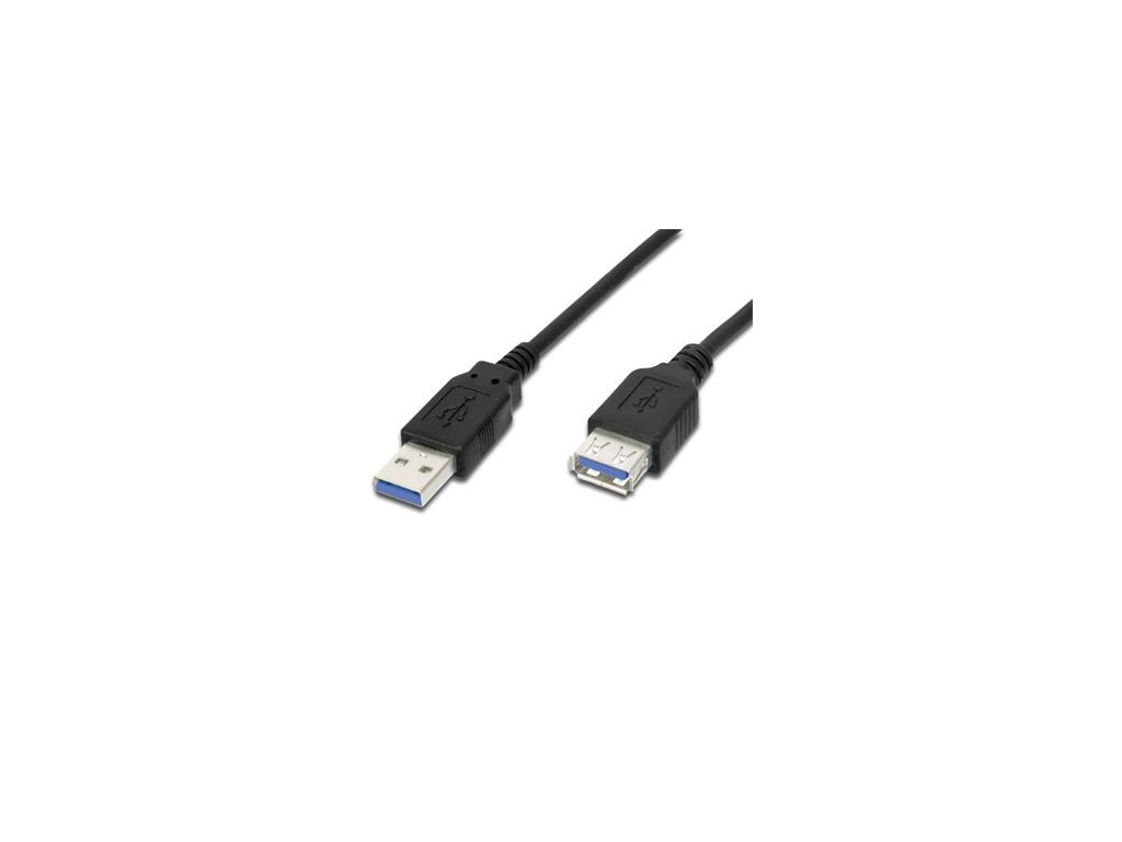 Premiumcord USB A-A 3m USB 3.0 prodlužovací, černý, ku3paa3bk