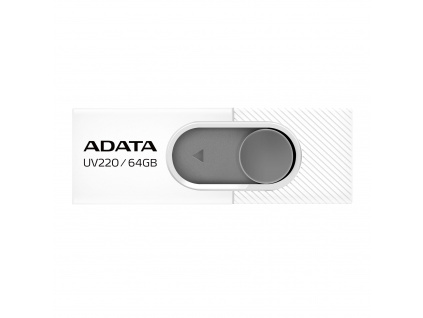 64GB ADATA UV220 USB white/gray, AUV220-64G-RWHGY
