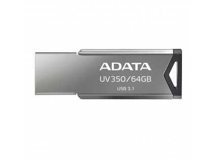 64GB ADATA UV350 USB 3.1 silver (potisk), AUV350-64G-RBK