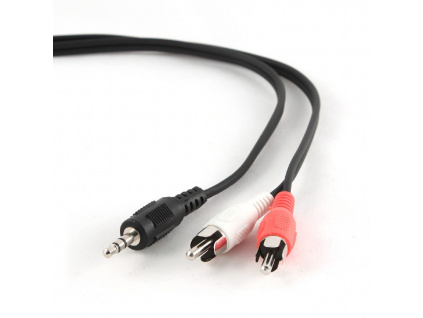 GEMBIRD 3.5 mm jack to RCA plug cable, 5 m, CCA-458-5M