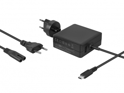AVACOM nabíjecí adaptér USB Type-C 65W Power Delivery + USB A, ADAC-FCA-65PD