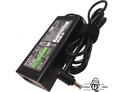 Napájecí adaptér 90W, 19,5V 6.5x4.4mm, originál SONY, 77011113