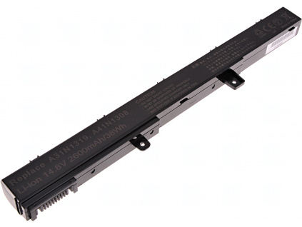 Baterie T6 power Asus X451, X551, F551, P551, R411, R512, RX551, F451, 2600mAh, 38Wh, 4cell, NBAS0079