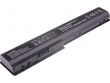 Baterie T6 power HP Pavilion dv7-1000, dv7-2000, dv7-3000, dv8-1000 serie, 8cell, 5200mAh, NBHP0032