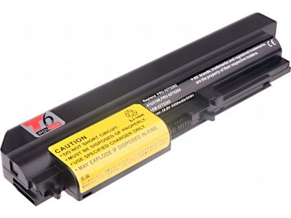 Baterie T6 power IBM ThinkPad T61 14,1 wide, R61 14,1 wide, R400, T400, 6cell, 5200mAh, NBIB0059