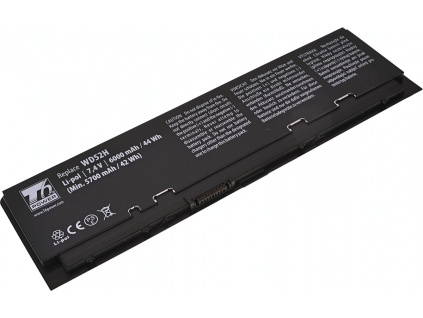 Baterie T6 power Dell Latitude E7240, E7250, 6000mAh, 44Wh, 4cell, NBDE0146