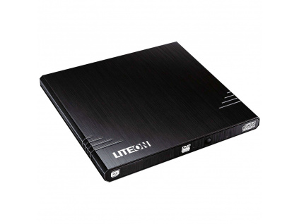 DVDRW/RAM Lite-On eBAU108 USB externí slim černá, eBAU108-L11
