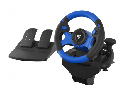 Genesis Seaborg 350 Herní volant, multiplatformní pro PC, PS4, PS3, Xbox One, Switch, 180°, NGK-1566