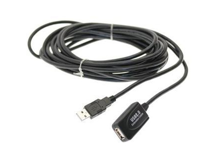 PremiumCord USB 2.0 repeater a prodlužovací kabel A/M-A/F 5m, ku2rep5