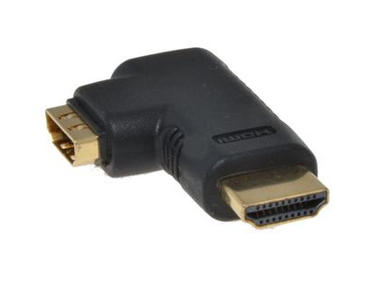 PremiumCord HDMI adapter19pin, F/M, 90° levá, kphdma-12