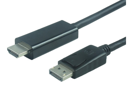 PremiumCord DisplayPort 1.2 na HDMI 2.0, 1m, kportadk04-01