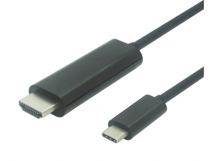 PremiumCord kabel USB-C - HDMI, 4k@60Hz, 1,8m, ku31hdmi03