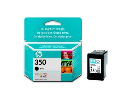 HP 350 - černá inkoustová kazeta, CB335EE, CB335EE