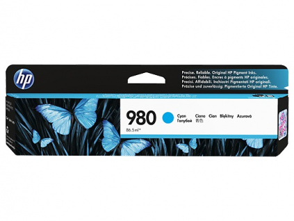 HP 980 azurová inkoustová kazeta, D8J07A, D8J07A