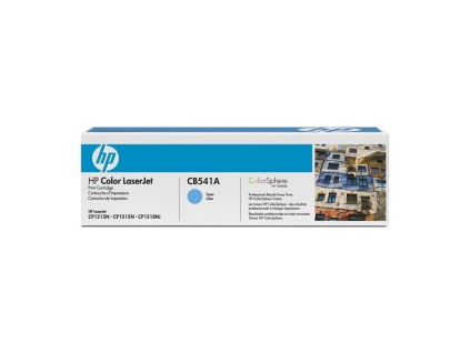 HP tisková kazeta azurová, CB541A, CB541A