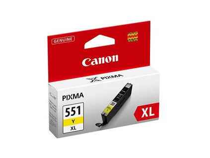Canon CLI-551 XL Y, žlutá velká, 6446B001