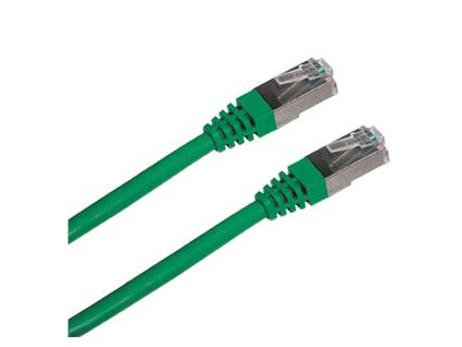 Patch cord FTP cat5e 1M zelený,