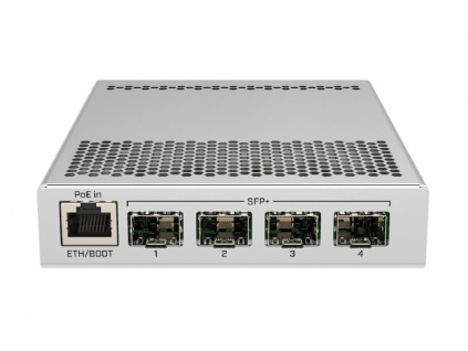 MikroTik Cloud Router Switch CRS305-1G-4S+IN, Dual Boot (SwitchOS, RouterOS), CRS305-1G-4S+IN