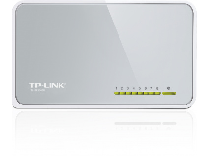 TP-Link TL-SF1008D 8x 10/100Mbps Desktop Switch, TL-SF1008D